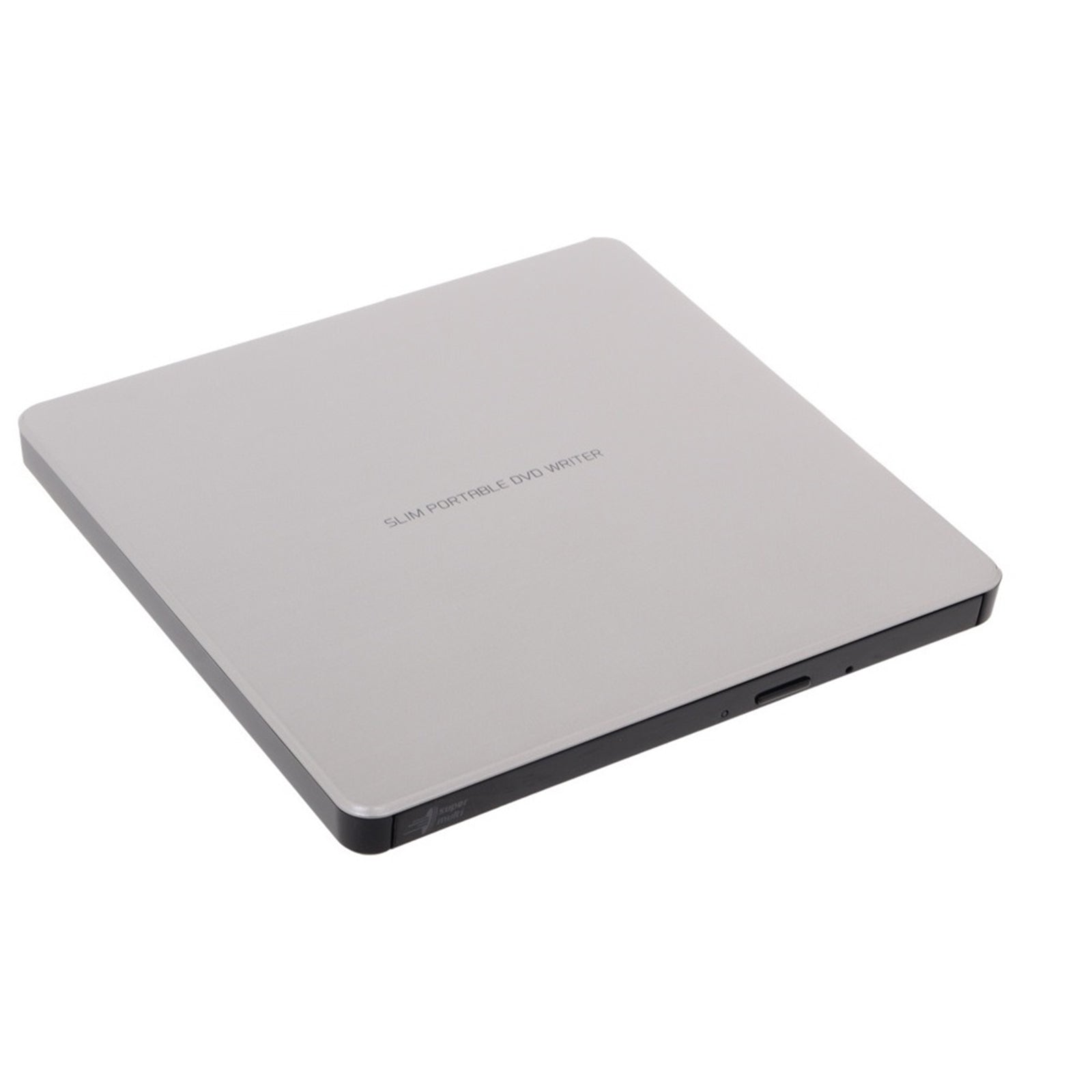 Hitachi-LG GP60NS60 Slim Portable DVD-RW Drive USB 2.0 Silver 8x Hitachi-LG GP60NS60 Slim Portable DVD-RW Drive USB 2.0 Silver 8x